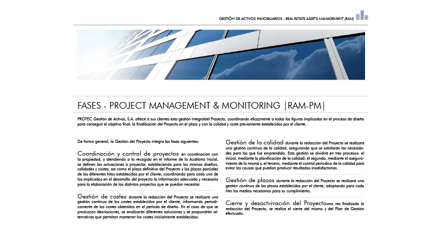 Fases 'Project Management & Monitoring - RAM-PM'